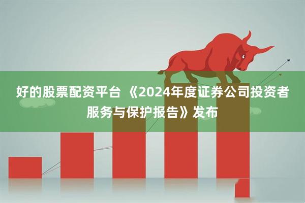 好的股票配资平台 《2024年度证券公司投资者服务与保护报告》发布